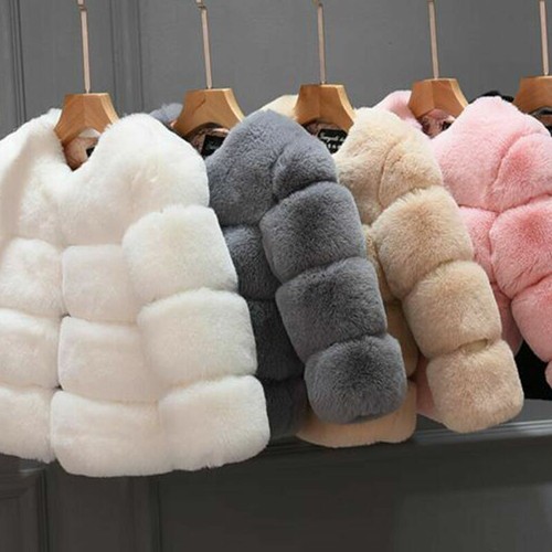 Kinder faux fur parka mantel - kinder,