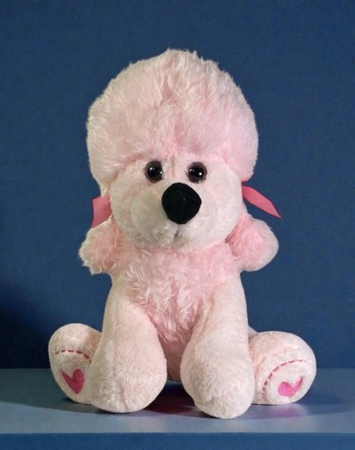 Peluche barboncino rosa