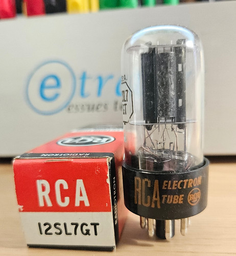 12sl7 rca tubo - tubo, audio