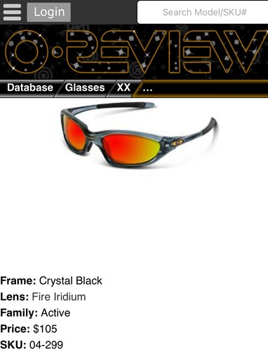 New oakley crystal - oakley, black