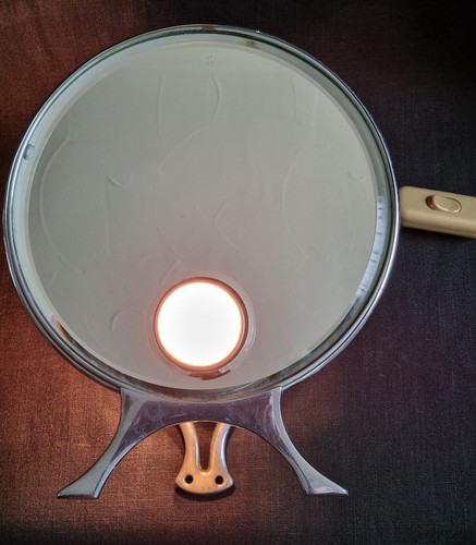 Specchio treppiede illuminato - treppiede,