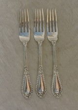 3 forchette da tavolo grandi modello greco vittoriano 3 forchette vittoriane greche