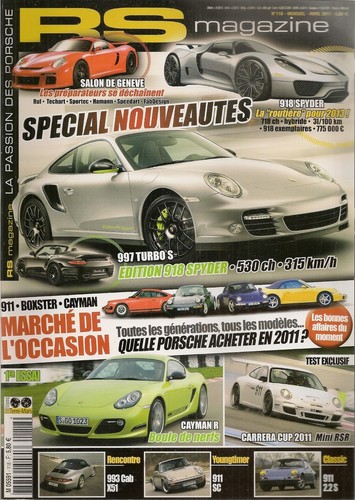 Magazine 118 porsche 918 - 118,