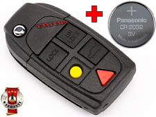 TELECOMANDO PER VOLVO XC90 V70 XC70 S60 S80 NE66 CHIAVE + BATTERIA CR2032 5 PULS