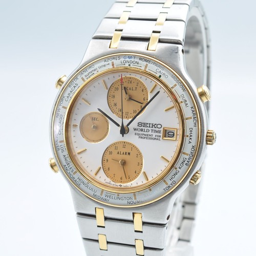 Seiko 5t52 7a00 world time - 5t52,