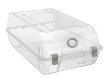 SCATOLA PORTA SCARPE CONTENITORE ORGANIZER PORTASCARPE SALVASPAZIO 30*17*10