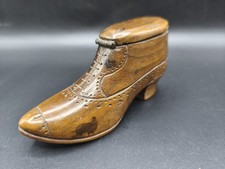 Tabacchiera antica in legno