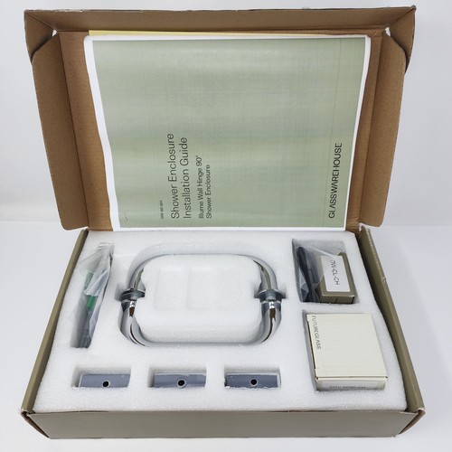Kit box doccia - cerniera, parete