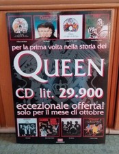 Queen Freddie Mercury promo stands ristampa discografia Su CD Memorabilia Italy
