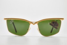 DERAPAGE by ALBERTO VITALONI 906 Cat-Eye Gold Green Vintage Sunglasses 80?Woman