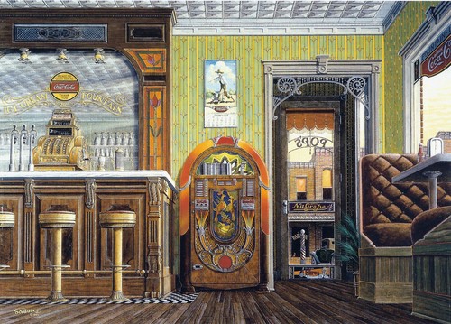 Soda fountain wurlitzer pavone - soda,