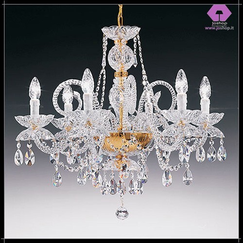 Lampadario luci cristallo - lampadario,