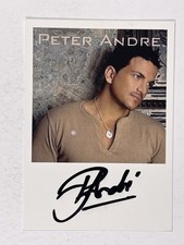 Peter Andre Firmato Foto Card