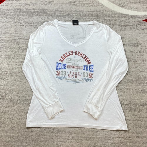 Harley davidson shirt - davidson, white
