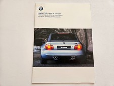 BMW Z3 2.8 M COUPE BROCHURE