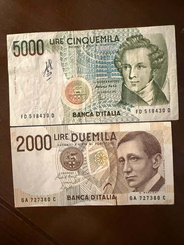 Lotto banconote repubblica - lotto, 2