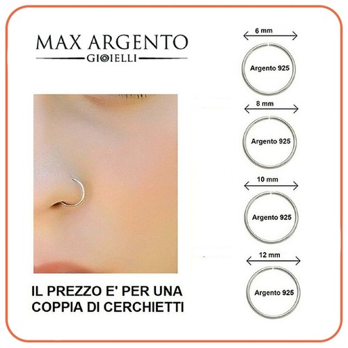 Orecchino piercing naso - orecchino,