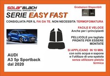 pellicole oscuranti vetri pre-tagliata Audi A3 5p sbk 20 kit post. EASY FAST