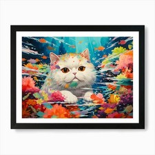 Gatto esotico a pelo corto che