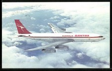 Cartolina Qantas Boeing 707, Wantas Airways, aereo 