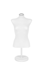 Busto corto donna base legno