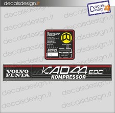 Adesivi per motore volvo penta kad 44 edc entrobordo decals barca gommone