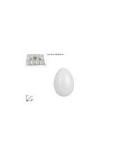 SET 8 PEZZI UOVA POLISTIROLO