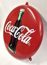 Coca cola Insegna vintage originale bottone grande diametro 42 cm