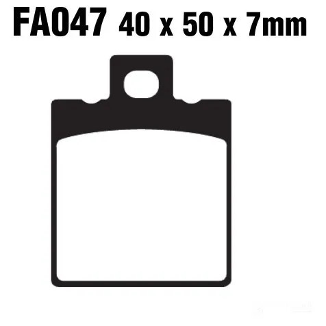 Pastiglia freno ebc fa047hh - pastiglia,
