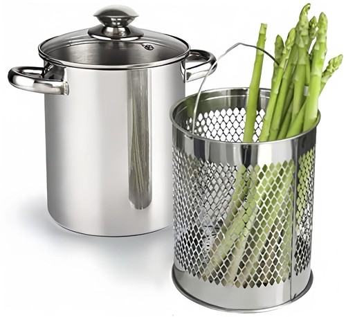 Pentola per asparagi - , in