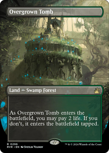 Overgrown tomb - tomb, (borderless)