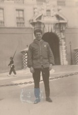 B4 -  Foto Photo Fotografia Anni  50 - Uomo ricordo guardia