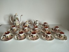 servizio da caffe in capodimonte anni '50