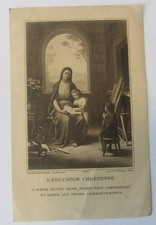 canivet santino holy card