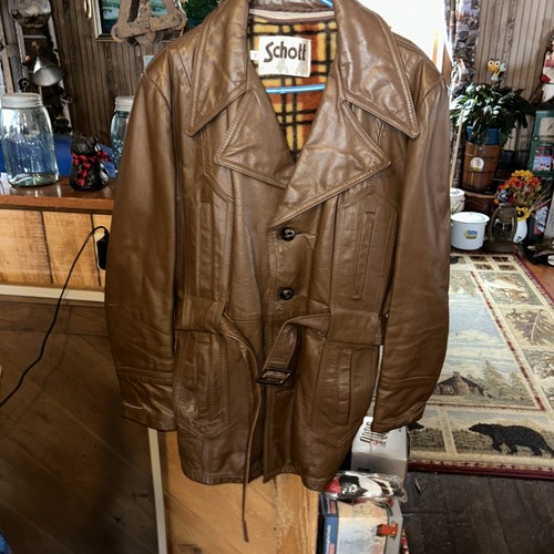 Giacca pelle marrone butto - giacca, di
