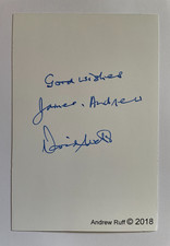 David Webb - Hi-de-Hi! -  Original Hand Signed Autograph
