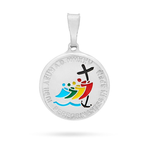Medaglia argento con - in,
