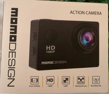 Action Camera HD 1080P MOMO DESIGN + Accessori + Bastone Selfie - NUOVO