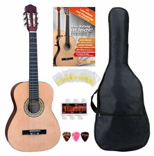 Enorme Starter Set 3/4 Chitarra Classica da Concerto, per Bambini da 8-11 Anni
