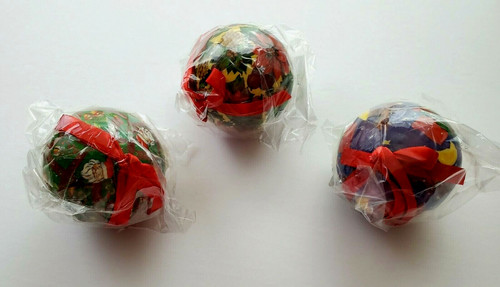 Lotto palline addobbi natalizi
