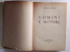 “Uomini E Motori”di Giovanni Canestrini 1957 |^edizione