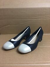 scarpe con tacco chanel bicolore - two-tone chanel heel