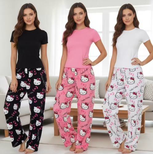 Hello kitty y2k pantaloni - kitty,