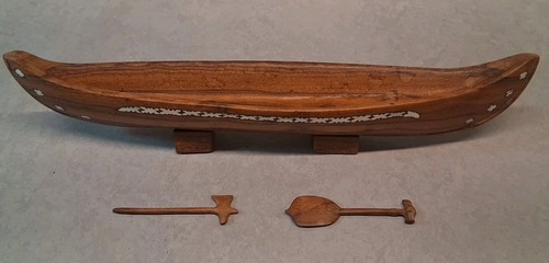 Canoa barca legno modello - in,