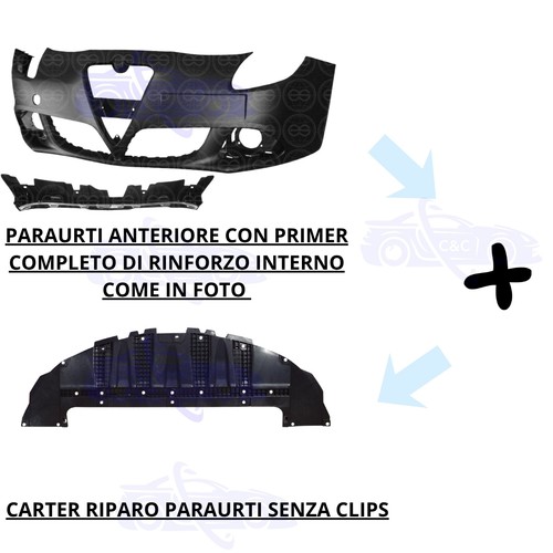 Paraurti anteriore con - paraurti,