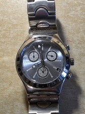 Orologio Swatch Irony Chrono - bracciale in acciaio - anno 2000