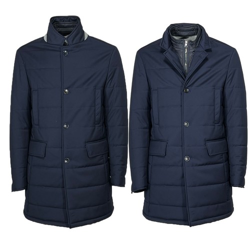 Oberon cappotto blu lana loro - blu,
