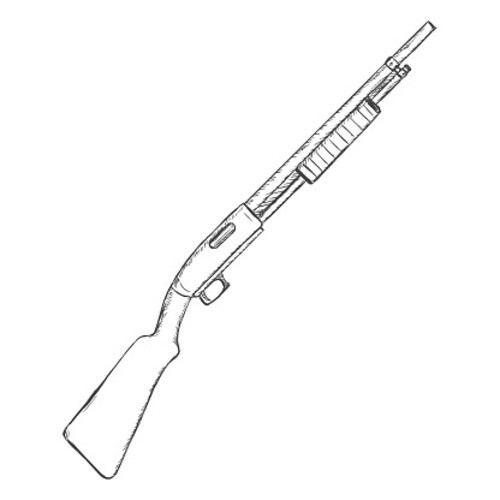 Fucile giocattolo pompa - pompa, 3