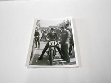 Alano MONTANARI foto Codogno 1952 su moto guzzi albatros 250