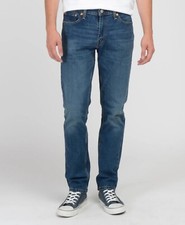 LEVIS 511 Jeans Uomo Slim Fit Originale Rivettato Azul Oscuro Stonewash Denim Regalo